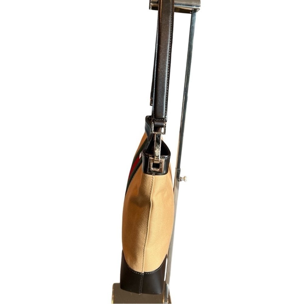 Gucci Web Sherry Line Shoulder Bag In Excellent Condition - Picture 9 of 12